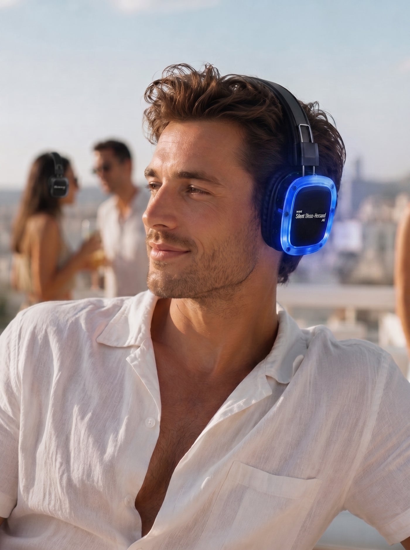 Silent-Disco-Kopfhörer-Moment